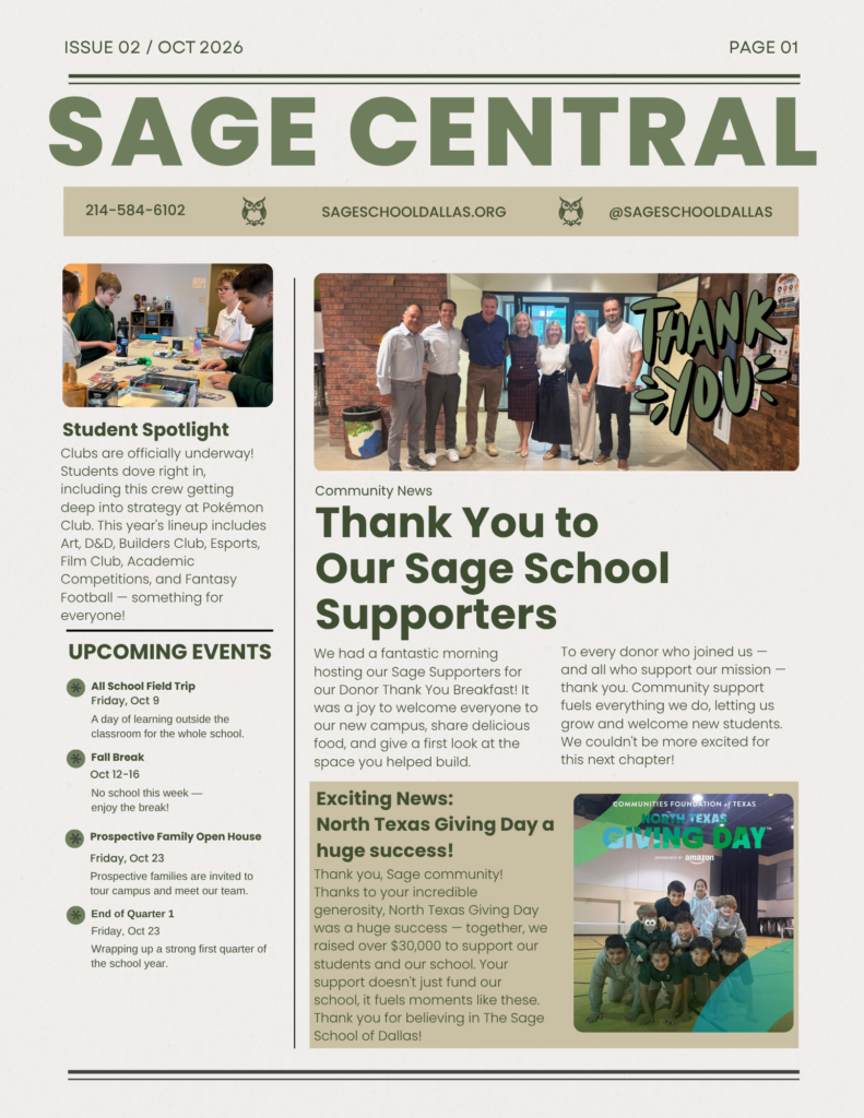 October Newsletter